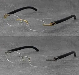 Hersteller Whole Black Buffalo Horn Frames Man Woman Square Eyeglasses 18K Gold Silver Glasses Unisex Designer High quality8140989