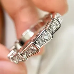 Anellos Pierścienie skręć węzeł lina anellos wielkość multi -rozmiar Bague Bang Bang Pierścień z kamiennym srebrnym pierścieniem Sizer z pudełkiem 18K złota Pierścieni rozmiar 6 prezentów