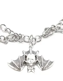 Цепочка на ключицу с животными, женская мода, подвески на Хэллоуин, ожерелья, высокое качество, готическая летучая мышь-вампир, многослойное ожерелье7356169