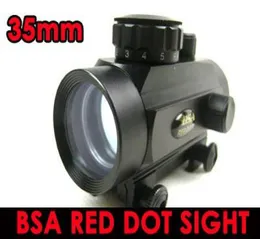 BSA 35mm 전술 레그린 도트 소총 권총 범위 광경 20mm 위버 마운트 RD357935130