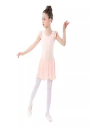 Dancewear Ballet z krótkim rękawem Tutu Princess Dance Dress for Children5367522