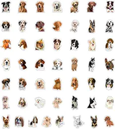 50Pcs Cute Dogs Stickers Nonrandom For Car Bike Luggage Sticker Laptop Skateboard Motor Water Bottle Snowboard wall Decals Kids G2005955