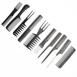 Tamax CB001 10pcs/Set Professional Hair Brush Comb Salon Anti-static Hair Combs Hairbrush Hairdressing Combs Hair Care Styling Tools Barber