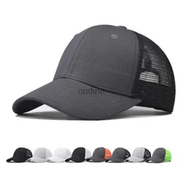 Berretti da baseball Berretto da baseball Berretto a rete per adulti Grondaia curva poco profonda Cappello unisex Cappello estivo Cappello traspirante Paralume Primavera Autunno Berretto Hip Hop Berretto aderente YQ240117