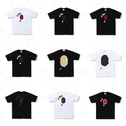Camisetas gráficas de moda para hombre Camiseta de diseñador para hombre Marca High Street Tide Patrón clásico Decoración Manga corta Cuello redondo Camiseta para hombre