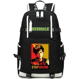 حقيبة الظهر Riverdale البقاء غريب Daypack Keneti James Apa Bag Bag Teleplay Print Rucksack Disual Schoolbag Computer Day Pack