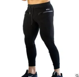 2019 Men Men Gym Sport Running Pants Casual Zipper Pocket Fitness Training Protect Bottomny Sweatpants Slupants Jogger7648327