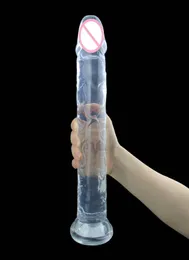 Riesiger Fleisch-realistischer Dildo Vagina Anal Butt Plug Strap On Penis Saugnapf für Frau Erwachsene Vibrator Sex Toy Shop Pussy Pump Y20116796988
