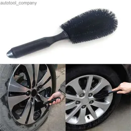 Nova escova de roda de carro ferramenta de lavagem de pneu de veículo escovas de limpeza de pneus preto cuidados de manutenção automática acessórios de carro acessórios de carro