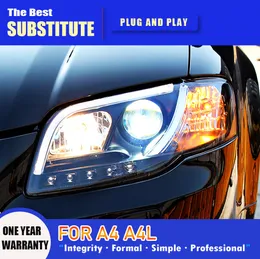 Fari LED per Audi A4 B7 2005-2008 Fari abbaglianti Fendinebbia Luci di marcia diurna Svolta dinamica