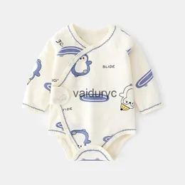 Sets Lawadka 0-12M Newborn Baby Girls Boys Bodysuit Spring Summer Cotton Long Sleeves Infant Jumpsuit Print Toddler Clothes For Boy H240508