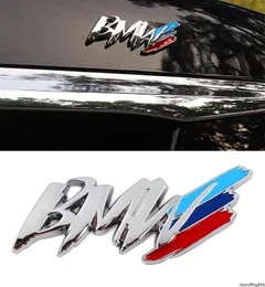 Per BMW m3 m5 1 3 4 5 serie x1 x3 x5 M car Styling Cina netto modificato parafango laterale logo adesivo auto decorazione accessori4807484