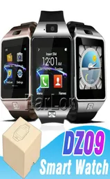 DZ09 Bluetooth Smart Watch Android Smartwatch för Samsung Smart Phone med kamera Dial Call Svar Passometer9892319