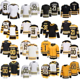 Stitch Hockey Uomo Bambino Donna 43 Danton Heinen Jersey 39 Morgan Geekie 21 James van Riemsdyk 51 Matthew Poitras 1 Jeremy Swayman 19 Johnny Beecher 18 Pavel Zacha