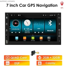 Новый 2G + 32G 2 din автомобильный авторадио GPS Android мультимедийный плеер универсальный 7 "аудионавигация для Volkswagen Nissan Hyundai Kia Toyota