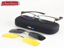 全メン039S眼鏡を運転する眼鏡フレーム最高品質の昼と夜の偏光サングラス処方メガネフレーム8550131