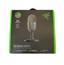 Razer Seiren Mini USB Конденсаторный микрофон Сверхкомпактный настольный потоковый микрофон Мыши DHL FEDEX9207970