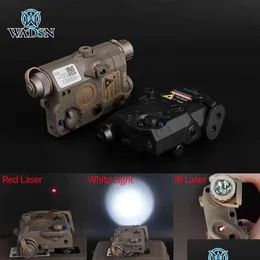 El feneri torçları wadsn u versiyon airsoft la-5c peq 15 kırmızı nokta lazer görüşü el feneri