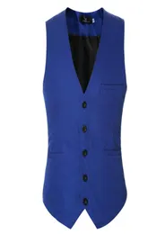 Gilet monopetto nuovo e raffinato stile britannico adatto per gli uomini Gilet da uomo per la cena di ballo di nozze Gilet da uomo di grandi dimensioni Jacke7491951