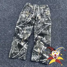 Men's Jeans Leaf Camouflage Functional Tactical Pants Men Women Best Quality Jogger Drawstring Sweatpantsyolq