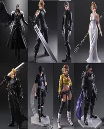 Final game Fantasy Play Arts Kai Action Figure Cloud Strife Sephiroth Noctis Lucis Squall Leonhart Cindy Aurum Figures Toy Doll T25442278