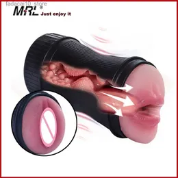 Other Health Beauty Items Male Toy Real Vagina Masturbation Pussy Mouth Blowjob Masturbator Device Adult Endurance Exercise Oral For Man Q240117