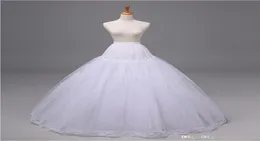 Nya ankomster brud bröllopsklänning boll klänning petticoat underskirt crinoline kjol slip tyll nylon brudtillbehör1604003