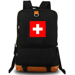 Swiss ryggsäck che country flagga dagpack bern skolväska nationell banner tryck rocksäck fritid skolväska bärbar dag pack