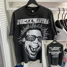 T-shirt T-shirt Hellstar Designer per uomo e donna Manica corta Stampa alla moda con design unico T-shirt Hip Hop mh
