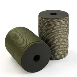 Survival ombrellone Tenda per cordino Strada Stradata per cintura 100m Standard militare Standard 9core Paracord Rope 4mm Cord Parachute Outdoor 240117