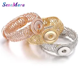 Модные женские браслеты, богемные круглые ювелирные браслеты, подходят для женщин, браслет с кнопкой 18 мм, Bangle9855523