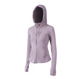 Lu Hoody Jacket Lemon Yoga Alinhe a jaqueta feminina CAOT Capuzes Lu Hoody Sport Running Zipper Zip Sirt