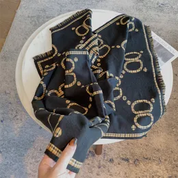Projektowne kobiety wełniane listy szaliki Jacquard dwustronne szal szal w szafie patcherowy wzór luksusowych damskich szalików