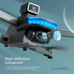 Drone pieghevole S138 con evitamento automatico degli ostacoli, video live con videocamera HD, motore brushless, sensore di gravità, posizionamento del flusso ottico, controllo gestuale