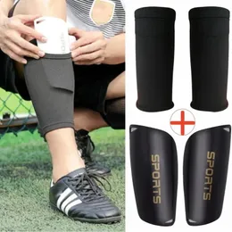 A Set Soccer Protective Socks with Pocket for Football Shin Pads Leg Protector Calf Sleeves Adults Child Guard Support Sock 240117