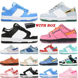 Kids low Shoes with box boys Sports Girls Boy baby designer sneakers trainers Running basketball grade school dhgate shoe black kid youth toddler jogging walking