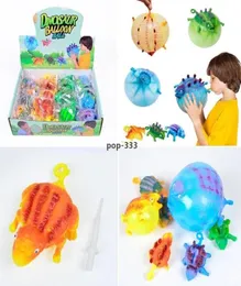 Children Funny Blowing Inflatable Animals Dinosaur Balloons Novelty Toys Anxiety Stress Relief Squeeze Ball Toy Gift4057245