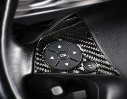 Accessoires autocollants pour mercedes W204 classe C en Fiber de carbone modification de voiture bouton intérieur boutons de volant de voiture cover1886274