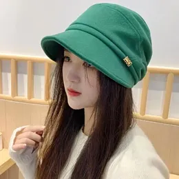 Berets 1PC Versatile Windproof Painter Cap Beret Solid Color Women Cotton Fashion Commuting Vintage Casual