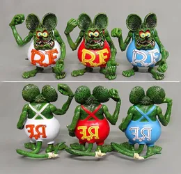 12 cm Tales of the Rat Fink Crazy Mouse Fink Model Toys Home Ornament Anime Collectible Toy8112375