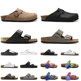 Summer Beach Kaptety Kobieta Birken mężczyzn Sandał Sandały Arizona Flats Cork Kapta buty skórzana klamra