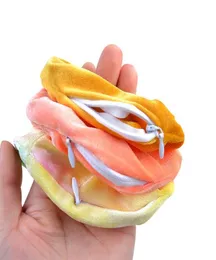 20PCS Factory direct tie dye zipper scrunchie women accessories elastic hair ties large pocket velvet scrunchies5931799