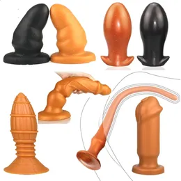 Prodotti erotici per plug anale in silicone liquido morbido per adulti Buttplug Butt Balls Espansori vaginali sm Sex Toys 240117