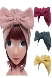 Crianças bebê meninas boho chapéu gorro cachecol turbante cabeça envoltório boné pai-filho camisa arco turbante bebê crianças headcover chapéus moda wom6390008