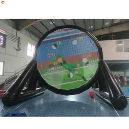 3m-10ft high Free Ship Outdoor Activities giant double sides inflatable soccer darts football dart board sport game for sale