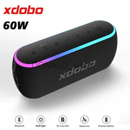 Przenośne głośniki xdobo x8 III 60W Bluetooth kompatybilny z głośnik IPX7 Wodoodporna kolumna TWS Party Subwoofer Suboofer Suport USB/TF/Aux J240117