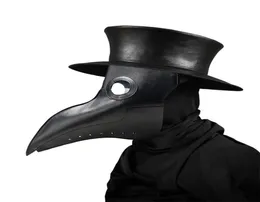 New plague doctor masks Beak Doctor Mask Long Nose Cosplay Fancy Mask Gothic Retro Rock Leather Halloween beak Mask1344454
