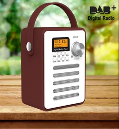 DAB DAB 스피커 디지털 및 FM 라디오 휴대용 스피커 및 스테레오 블루투스 스피커가있는 충전식 무선 개인 라디오 SO2994806