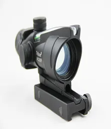 Mirino ACOG 1x32 con sorgente in fibra verde e cannocchiali da puntamento in vera fibra verde Black4922384