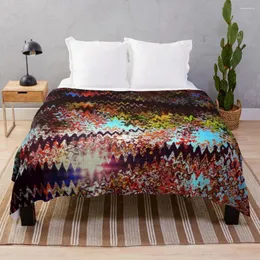 Одеяла с абстрактными осенними листьями и осенними оттенками — цвета 2-12 пледов, большое одеяло с мехом